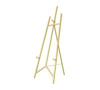 YINMAN Espositore A Cavalletto, Supporto Regolabile Da Terra, Treppiede Pieghevole, Facile Da Montare, For Uso Interno Ed Esterno.(Gold,150x50cm)