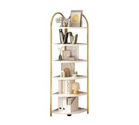 YINMAN Libreria Angolare, Scaffale Autoportante, Scaffale Aperto For Esposizione, Salvaspazio, Adatto For Scaffali Nel Corridoio Del Soggiorno Della Camera Da Letto E Nell'ufficio(6 layers)