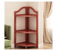 YINMAN Libreria Angolare, Scaffale Portaoggetti Da Terra For La Casa, Semplice Scaffale Espositore In Bambù, Salvaspazio, Adatto For Soggiorno, Camera Da Letto E Ufficio(Color 2,4 layers)
