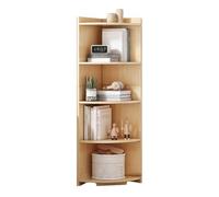 YINMAN Libreria Angolare, Scaffale Triangolare Da Terra, Scaffale Indipendente For Espositori, Salvaspazio, For Camere Da Letto, Soggiorni, Corridoi E Uffici(Brown,5 layers)