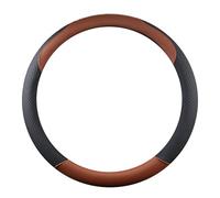 yinmeichun Coprivolante Auto per Ford Ranger 1983-2020 2021 2022 2023 2024 2025,Coprivolante in Pelle Microfibra,Copertura Copri Sterzo Accessori Auto Interno,Confortevole e Antiscivolo, Coffee