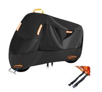 yinmeichun Telo Coprimoto Impermeabile per Triumph Thunderbird LT 2014-2019, Copri Moto Esterno per Scooter, Telo 210D Oxford con Fori Lucchetto, Antivento e Riflettente,XL(230 * 105 * 125)-Black