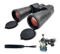 YINMONE 12x60 HD Bird Watching Binocolo per Adulti Ad Alta Potenza Impermeabile Antiappannamento con Visione Chiara BAK4 Prisma Lens Facile Messa a Fuoco Lungo Raggio Portatile per Navi da Crociera