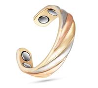 YINOX Anello magnetico in rame super forte per uomini e donne, classico anello magnetico in rame aperto, include 4 magneti NdFeB e confezione regalo di alta qualità (2,3 pollici) (1 pezzo)