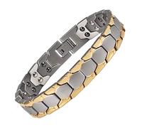 Yinox Wollet bracciale magnetico in titanio per uomo con 44 pz gioielli