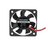 Yintiod 5010 - Ventola di raffreddamento per PC, 50 mm x 50 mm x 10 mm, DC 24 V, 2 pin, senza spazzole