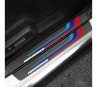 YINTMI 4 protezioni per battitacco per auto Per-formance, in fibra di carbonio, antiscivolo, accessori decorativi per lo styling dell'auto (A)