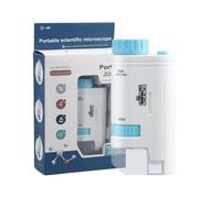 Yintrinsic Microscopio Portatile, 200x Microscopi Palmare Tascabile Con Illuminazione LED Regali Didattici Bambini E Studenti Esplorazione per Osservazione Della Natura E Degli Insetti All'aperto