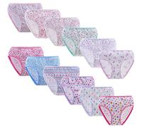Yintry Bambini Ragazze Mutandine Confezione da 12 Casuali Bambini Mutandine Bambino in Cotone Morbido Slip Biancheria Intima (5-6 Anni, Stile2)
