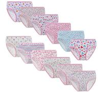 Yintry Bambini Ragazze mutandine12 Pezzi Bambini Mutandine Bambino in Cotone Morbido Slip Biancheria Intima