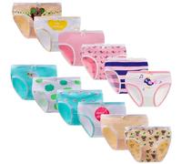 Yintry Bambini Ragazze mutandine12 Pezzi Bambini Mutandine Bambino in Cotone Morbido Slip Biancheria Intima