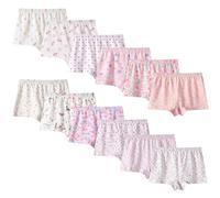 Yintry Intimi per Bambini di Serie Bambini Mutandine Culotte in Cotone per Bambine Piccole (Confezione da 12)