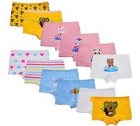 Yintry Intimi per Bambini di Serie Bambini Mutandine Culotte in Cotone per Bambine Piccole (Confezione da 12)