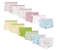 Yintry Intimi per Bambini di Serie Bambini Mutandine Culotte in Cotone per Bambine Piccole (Confezione da 12)