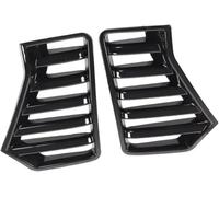 yinung Griglia fendinebbia auto Car Front Grille for Toyota for Tacoma 2024 2PCS Carbon Fiber Look Fog Light Side(Glossy Black)