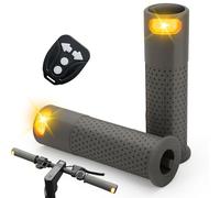 YINUOHUA Maniglia lampeggiante, manubrio luce Scooter segnale di svolta Grip luce Scooter con luce manubrio luce con telecomando di ricarica wireless per Xiaomi M365 Pro2 Ninebot Max G30D Scooter Grip