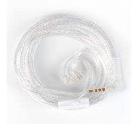 Yinyoo 200 centimetri OFC placcato argento cavo aggiornato 0,75 millimetri cancellazione del rumore cavo di prolunga per cuffie KZ ZST/ZSTX/ AS10/ CCZ Melody/Coffee Bean con il microfono