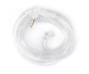 Yinyoo 200 centimetri OFC placcato argento cavo aggiornato 0,75 millimetri cancellazione del rumore cavo di prolunga per cuffie KZ EDX PRO/ZSN PRO X/ ZS12 PRO X/ ZS10 PRO X/ ZS10 PRO No Mic