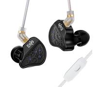 Yinyoo CCZ CZ10 IEMs Gaming con Microfono 4B 1DD Auricolari In-Ear da Monitor HiFi Cablati per Gaming con Driver Dinamico PET a Doppio Magnete da 10mm, Auricolari con Cavo 2Pin Rimovibile