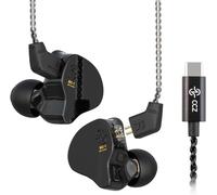 Yinyoo CCZ Melody Cuffie con Filo Type C,HiFi 1DD + 1BA In Ear Auricolari con 4N OFC Cavo Rimovibile per Gaming,Cuffie USB C per Musicista Compatibile con Huawei P50/P40/P30（senza Microfono）