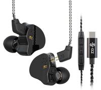 Yinyoo CCZ Melody USB C Auricolari Cablati,HiFi 1DD + 1BA Cuffie In-Ear USB Tipo C con 4N OFC Cavo Rimovibile,In Ear Monitor Compatibile con Huawei P50/P40/P30(con Microfono)