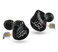 Yinyoo Easy KZ ZST Hybrid Banlane Armature con cuffie dinamiche In-Ear 1BA+1DD Cuffie HiFi (ZST senza microfono)