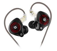 Yinyoo KBEAR BK1 - Auricolari in-ear con cavo, Hi-Fi da gioco, con driver dinamico da 10 mm, QDC a 2 pin, ideali per giocatori FPS, partite di eSport, pendolari quotidiani (3,5 mm senza microfono