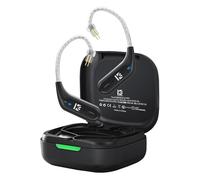 Yinyoo KBEAR BT15 PRO Modulo Bluetooth 5.4 con gancio per Adeggiatore Auricolare Wireless Sportive HIFI Ampia Compatibilità per KZ ZS10 PRO/EDX PRO/ZSN PRO/ZST (nero, 2 pin da 0,78 mm)