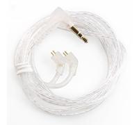 Yinyoo KBEAR Cavo di aggiornamento placcato in argento ad alta purezza, auricolare cablato Cavo di ricambio staccabile per KZ KZ ZST/ZST X / AS10 / ES4 / EDX / ES3(Bpins no Mic, argento)