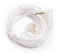 Yinyoo KBEAR Cavo di aggiornamento placcato in argento ad alta purezza, cavo di ricambio staccabile per auricolari cablati per KZ ZSN PRO X/ZSN PRO/ ZS10 PRO(Cpins con microfono, argento)