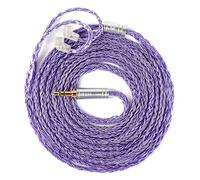 Yinyoo KBEAR JunTian - Cavo di prolunga per auricolari in-ear da 2 m KZ ZS10 Pro, 16 fili, 5N OCC, cavo di prolunga per auricolari CCA placcato argento, per CCA (QDC 3,5 mm)