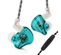 keephifi KBEAR Storm Cuffie In Ear Monitor Auricolari in ear con filo, Personalizzati Hifi Auricolari Deep Bass 1DD IEM Cuffie con filo Cavo Staccabile, Auricolari per cantanti,musicisti, chitarristi