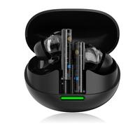 Yinyoo KZ Carol Pro - Cuffie wireless Bluetooth 5.4 35H con riduzione del rumore e cuffie wireless con microfono ANC 6 Hi-Fi Stereo Harman Curve
