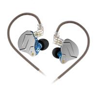 Yinyoo KZ ZSN Pro auricolari in Ear Monitor Hybrid Dynamic Driver Balanced Armature Auricolari Cuffie Dual Driver 1DD 1BA Deep Bass Stereo Sound ergonomici confortevoli (blu senza microfono)