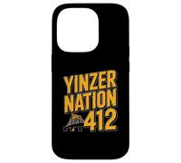 Yinzer Nation 412 Pittsburgh Steel City Pennsylvania Orgoglio Custodia per iPhone 14 Pro