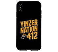 Yinzer Nation 412 Pittsburgh Steel City Pennsylvania Orgoglio Custodia per iPhone XS Max