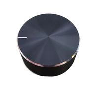 YINZHD 1 pz 40 * 19MM Potenziometro in lega di alluminio Pomello del pomello controllo volume audio for albero a rulli da 6 mm/asse D(D-axis)