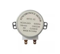 YINZHD 1Pc AC220-240V Motore sincrono for piatto girevole for forno a microonde Motore for vassoio for forno a microonde 49TYZ-A 4W Accessori