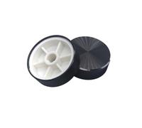 YINZHD 30 * 10MM Pomello del potenziometro in lega di alluminio con cappuccio encoder Manopola controllo volume audio for albero a rulli da 6 mm/asse D(D-axis)