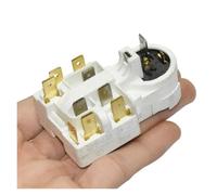 YINZHD Adatto for relè di protezione da surriscaldamento e sovraccarico universale QP3-12A for compressore frigorifero(White)