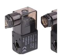 YINZHD Bobina elettrovalvole DC12V DC24V AC110V AC220V con LED for 3V110 4V110(DC12V)