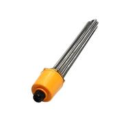 YINZHD Elemento riscaldante DN40/1,5" 47mm filettatura in rame resistenza riscaldante industriale 220V 3-12KW 201SS 1 pz(220V 4.5KW 230mmL)