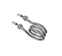 YINZHD Elemento riscaldante elettrico in acciaio inossidabile a 3 bobine da 220 V e 500 W.