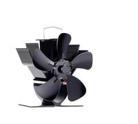 YINZHD Mini ventilatore termodinamico for camino, 5 pale, bruciatore di tronchi, ventilatore ecologico, ventilatore silenzioso for camino, distribuzione del calore caldo invernale domestico(With Therm