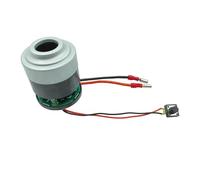 YINZHD Motore elettrico for ventola a pale senza spazzole da 12 V DC10V-15V 120 W, potente, con potente aspirazione, girante in metallo for aspirapolvere