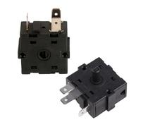 YINZHD Riscaldatore elettrico for ambienti, selettore rotante a 3 pin e 5 pin, parti for riscaldatore a fascia 250 V 16 A(3 feet)