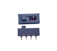 YINZHD Xn-2-2308 Piedini for saldatura/Spina PCB Piedini quadrati 8 pin 3 velocità Interruttore for asciugacapelli Interruttore for asciugacapelli 10A 250V(Beige)