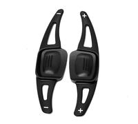 YINZO Palette del Cambio al Volante per Golf 7.5 MK7 per Golf 8 MK8 per Polo MK6 per Touareg Cambio in Alluminio Paddle Volante per Auto Estensione Shifter (Color : Black)