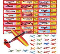YINZZTRY 24 Pezzi Alianti Volanti, Aerei in Polistirolo, Aliante Aereo Aliante Lancio, Giocattoli Aereo Classici, Lancio Aliante, Regali di Festa a Sorpresa per Bambini, Confezionati Singolarmente