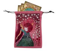 Yiohejy Borse e buste per tarocchi | Sacchetti regalo con coulisse Stampa fronte-retro | Borsa per carte dei tarocchi con coulisse, borse portaoggetti per gioielli, borse per psicoterapeuti
